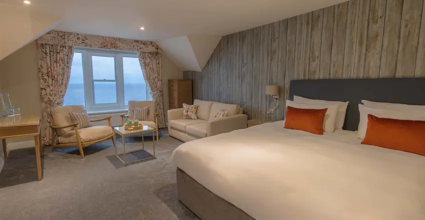 Superior Room with Sea View for a family at The Brudenell, Aldeburgh