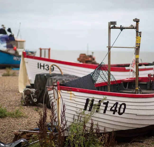 Aldeburgh Beach, Boat and Pebbles