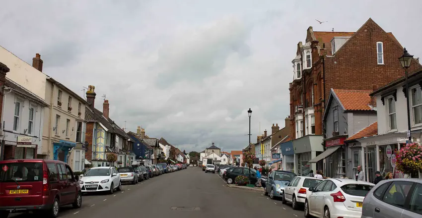 The Brudenell Hotel, Aldeburgh, town centre 