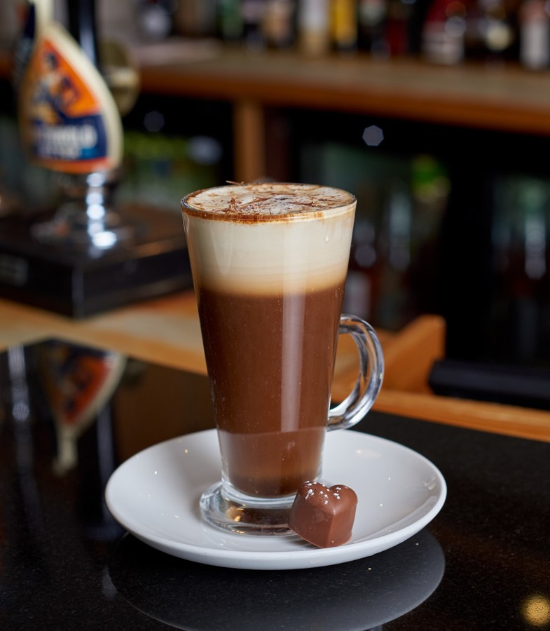 The Brudenell Hotel, hot chocolate making in the restaurant