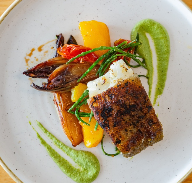 The Brudenell Hotel, cod and bouillabaisse sauce