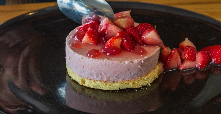 Strawberry Parfait Sandwhich