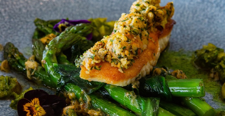 Wild Halibut and Cromer Crab