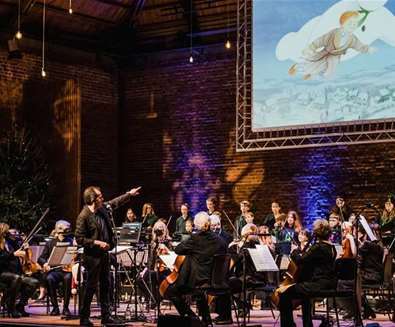 The Snowman At Snape Maltings
