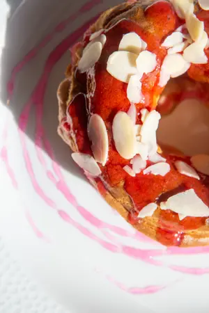 Rhubarb Paris Brest